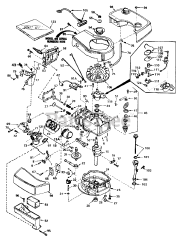 Toro 20790 - Toro Walk-Behind Mower (SN: 002000001 - 002999999) (1982) Engine Tecumseh Model No. Tnt 100-10061d