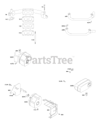 Briggs & Stratton 351772-1045-E1 - Briggs & Stratton Vertical Engine Exhaust System, Intake Manifold