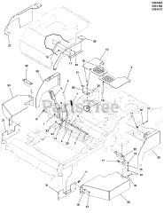 Snapper ZTX 550 (5901404-00) - Snapper 52"/132cm Zero-Turn Mower, 8270 Series Briggs & Stratton