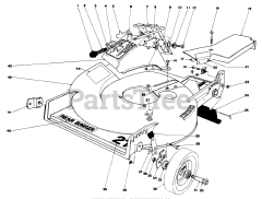 Toro 20735 - Toro Walk-Behind Mower (SN: 000000001 - 000999999) (1980) Housing Assembly