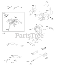 Briggs & Stratton 19J137-0008-F1 - Briggs & Stratton Horizontal Engine