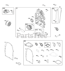 Briggs & Stratton 356447-0665-G1 - Briggs & Stratton Horizontal Engine