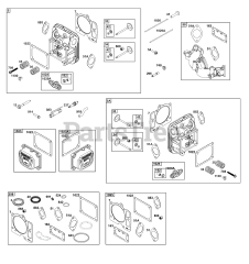 Briggs & Stratton 49E877-0019-B5 - Briggs & Stratton Vertical Engine Cylinder Head Group