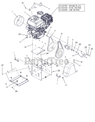 Ariens 926074 - Ariens 36" Power Brush, Kohler (SN: 000101 & Above)