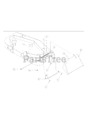 Cub Cadet G 1548 (55AE232S150) - Cub Cadet Walk-Behind Mower Chute Assembly