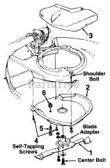 White Outdoor 190-094-190 - White Outdoor 21" Mulching Kit (1996)
