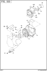 Subaru Robin EX170D52130 (EX17) - Subaru Robin Engine 500 Cooling &amp; Starting
