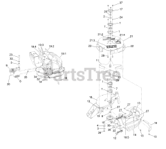 Exmark 126-6122 - Exmark Ultra Vac Bagger for Radius Mower (SN: 400000000 - 402082299) (Rev D) (2017)