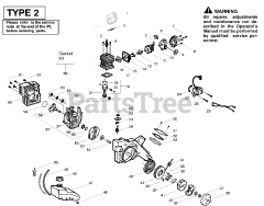 Weed Eater PE 550 - Weed Eater Edger, Type 2 Engine Type - 2