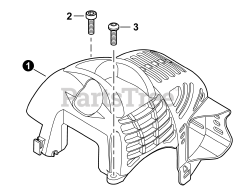 Echo PPF-225 - Echo Pole Saw (SN: E05613001001 - E05613999999) Engine Cover
