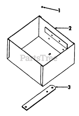 Cub Cadet 1100 (2050590U) - Cub Cadet Garden Tractor Utility Box