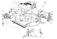 Toro 16222 - Toro Walk-Behind Mower (SN: 001000001 - 001999999) (1971)