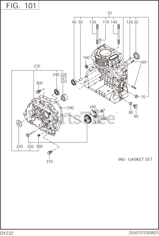 Subaru Robin DY232DS0040 DY23 2