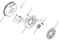 Cub Cadet 1204 (147-610-100) - Cub Cadet Garden Tractor (SN: 756300 - 799999) Flywheel