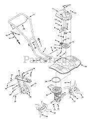 Yard Machines 21A-240R229 - Yard Machines Tiller (2010) (Home Depot) General Assembly