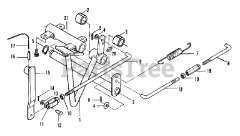 Simplicity 9518 (2097355) - Simplicity Compact Tractor, Diesel Controls - Clutch Group (3486I42)
