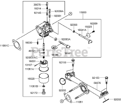 Toro 30094 - Toro 36" Walk-Behind Mower, Floating Deck, T-Bar, Gear Drive (SN: 280000001 - 280999999) (2008) CARBURETOR ASSEMBLY KAWASAKI FH430V-DS28