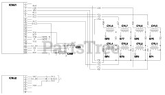 Generac QT08054GVAX - Generac 80kW Home Standby Generator (SN: 9678049 - 9678049) (2015) Schematic Diagram (0H9098)