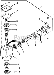 Cub Cadet 1204 (147-610-100) - Cub Cadet Garden Tractor (SN: 756300 - 799999) Right Angle Drive