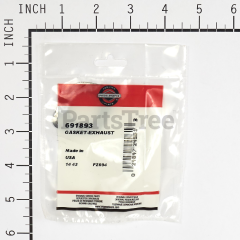 Snapper 695167 Use 691893: Gasket-Exhaust - image 5