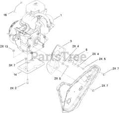 Toro 38588 - Toro Power Clear Snow Thrower (SN: 311000001 - 311003576) (2011)