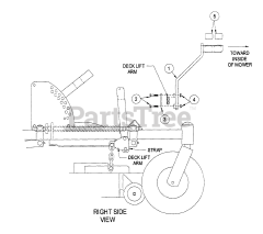 Exmark LZ22KC523 - Exmark 52" Lazer Z Zero-Turn Mower, 22hp Kohler (SN: 190000 - 219999) (1999) Deck Lift Assist Service Kit