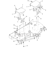Gravely 992269 (Pro-Turn 260) - Gravely Pro-Turn 60" Zero-Turn Mower, Kawasaki FX (SN: 051000 - 059999)