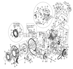 Billy Goat F 1002 SPV - Billy Goat Force Wheeled Blower, 10hp Vanguard