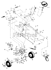 Toro 73-05BF01 (A-60) - Toro 26" Rear-Engine Riding Mower (1977)