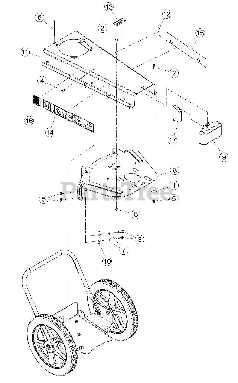 Bear Cat HWXB Bear Cat Trimmer, 163cc Briggs & Stratton (SN H05709