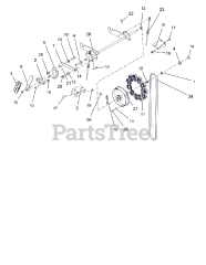 Gravely 994142 - Gravely Pro-Stance 52" Stand-On Mower, Kohler EFI (SN: 000101 - 019999) Brake And Hieght Of Cut Dial