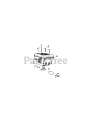 MTD 270-V0 - MTD Engine 270-V0 Muffler
