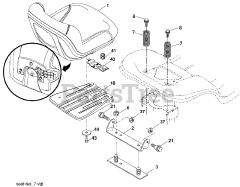 Poulan Pro PB 20H46 LT (960420042-00) - Poulan Pro Lawn Tractor (2007-01)