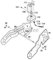 Murray 620301x54NC - Murray 20" Snow Thrower (2004) Frame Components Assembly