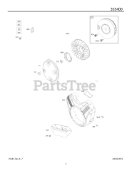 Briggs & Stratton 355447-0119-01 - Briggs & Stratton Horizontal Engine