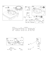 Briggs & Stratton 12L802-1904-E1 - Briggs & Stratton Vertical Engine Controls, Fuel Supply, Governor Spring
