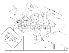 MTD 190-824-000 - MTD Hitch Bracket Assembly (2000)