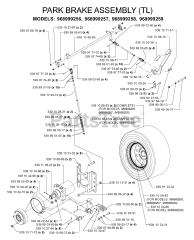 Husqvarna iZ 4817 T (968999255) - Husqvarna 48" Zero-Turn Mower (2005-08) BRAKE / REAR MOWER LIFT