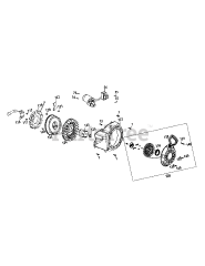 MTD 478-SUC - MTD Engine 478-SUC Starter &amp; Blower Housing