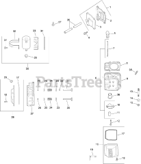 Toro 74923 TE (6000) - Toro 132cm Z Master Zero-Turn Mower, Side-Discharge Deck (SN: 290000001 - 290999999) (2009) Head, Valve and Breather Assembly Kohler CV730-3118