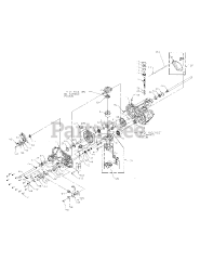 Cub Cadet LT 1046 (13AP11CH710) - Cub Cadet 46" Lawn Tractor (2007 & Before) Transmission