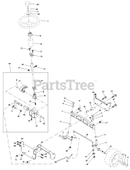 Quality Pro QP 20H46 A - Quality Pro Lawn Tractor (2000) Steering Assembly