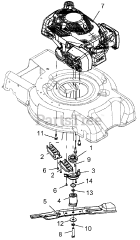Gravely 911174 (XD3 LM SP) - Gravely 21" Walk-Behind Mower, Subaru (SN: 023847 - 025999)
