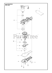 RedMax BHT 250 PD-60 - RedMax Hedge Trimmer GEARS