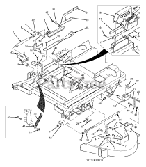 Scag SMT-52A - Scag Turf Tiger 52" Mower Deck (SN: 8560001 - 8569999) Cutter Deck Controls