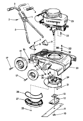 Lawn-Boy 1920 - Lawn-Boy Snow Thrower (SN: 400000001 - 499999999) (1964) Model 3052 Special Mower