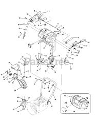 MTD 31AH5ZLH704 - MTD Gold Snow Thrower (2008)