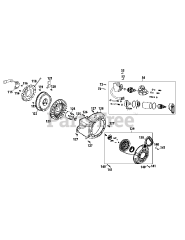 MTD 490-WU - MTD Engine 490-WU Starter &amp; Blower Housing