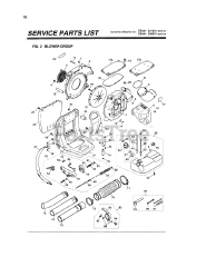 RedMax EB 441 - RedMax Backpack Blower (SN: 306001 & Above) (1994-03)