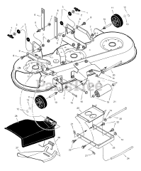 Murray 46104x14A - Murray 46" Garden Tractor (2000) Mower Housing Suspension